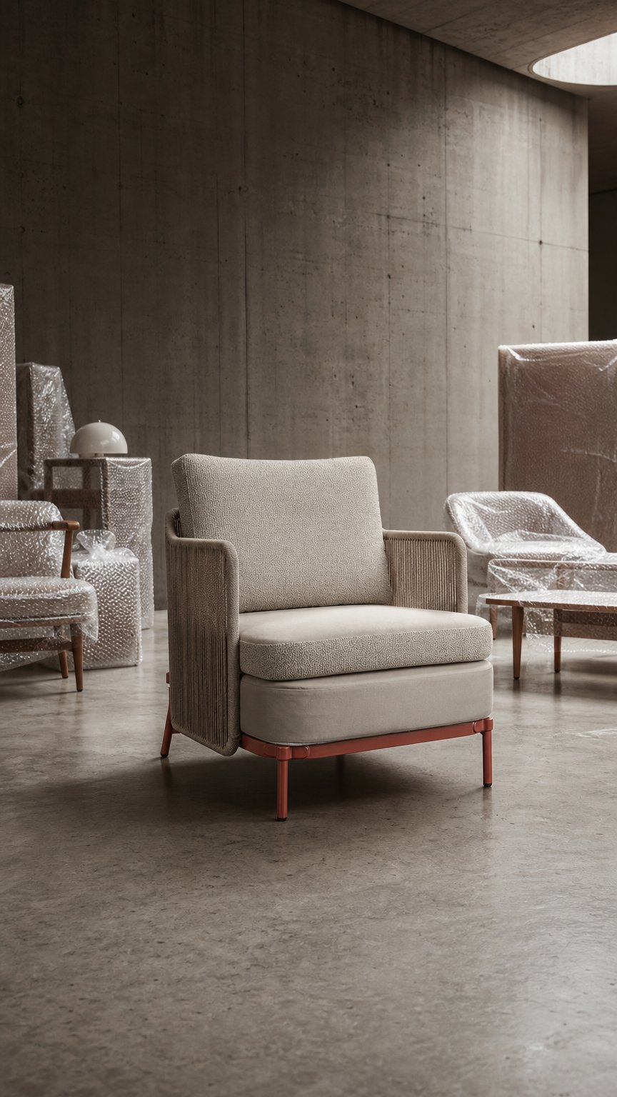 AI product shot of Aeri Armchair