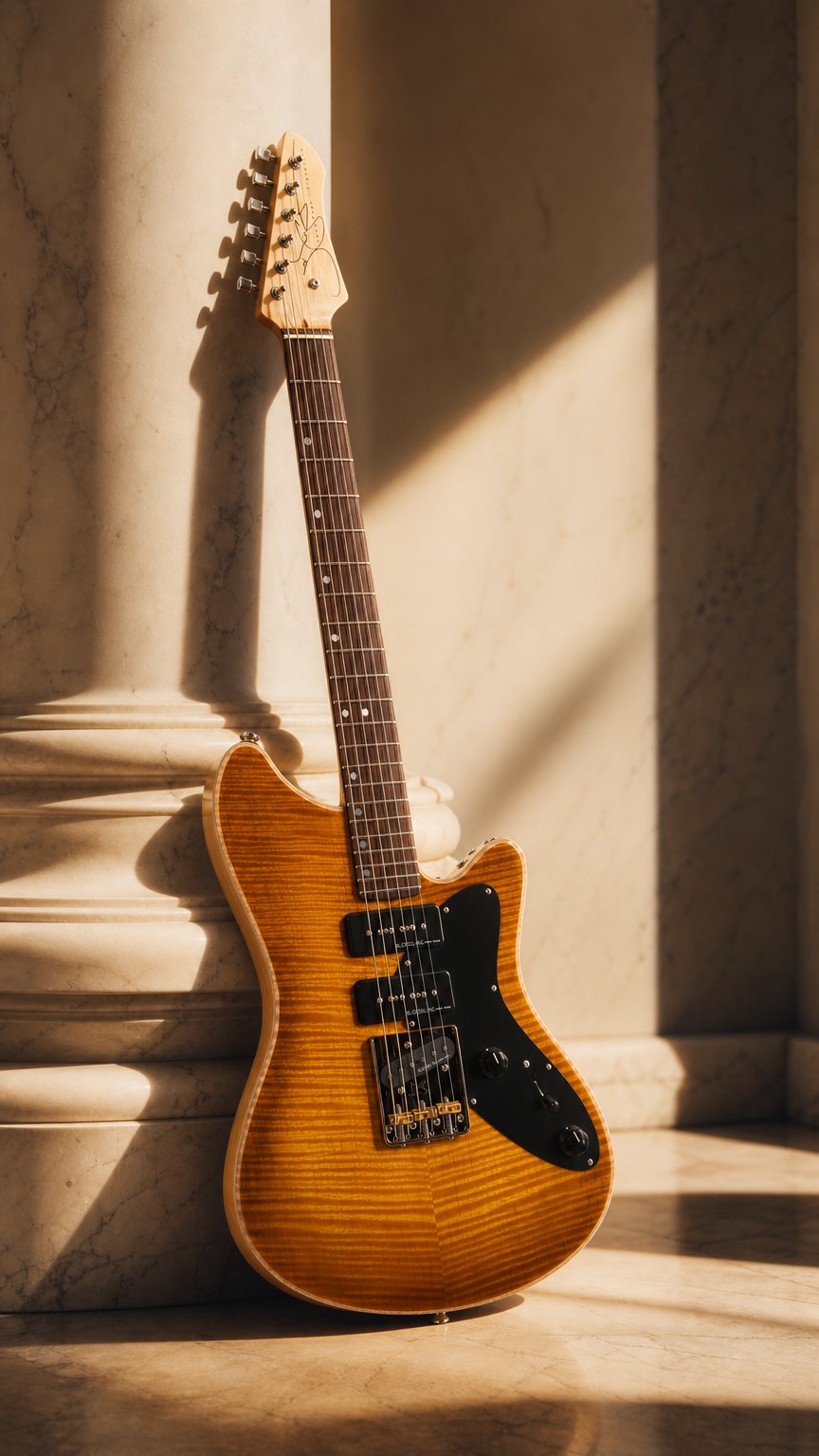 AI product shot of DL - Flame Maple