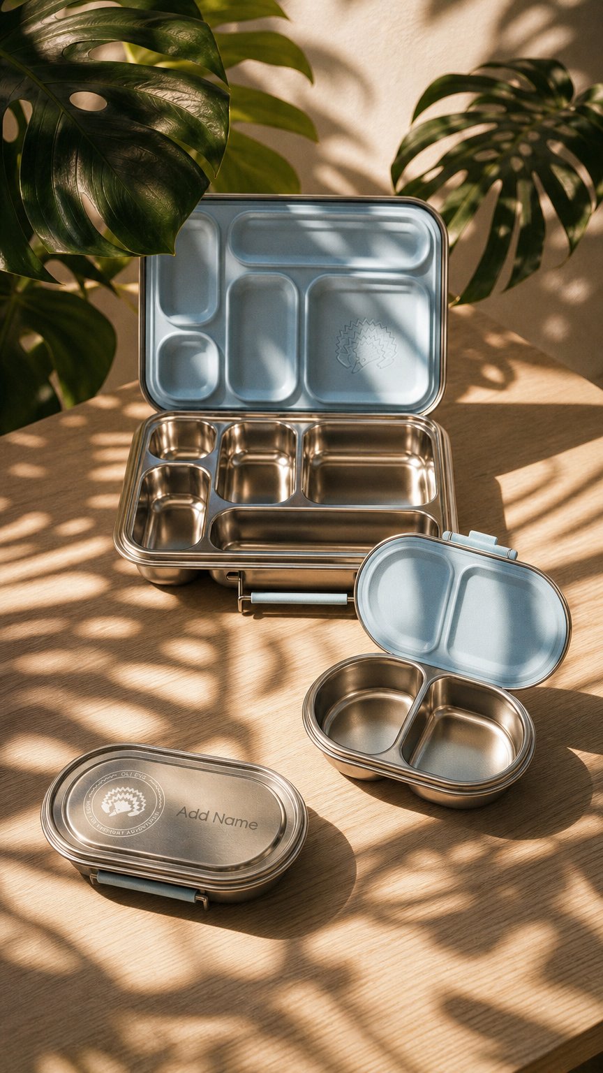 AI product shot of Bento 5 + Bento Go Bundle - Sea Spray
