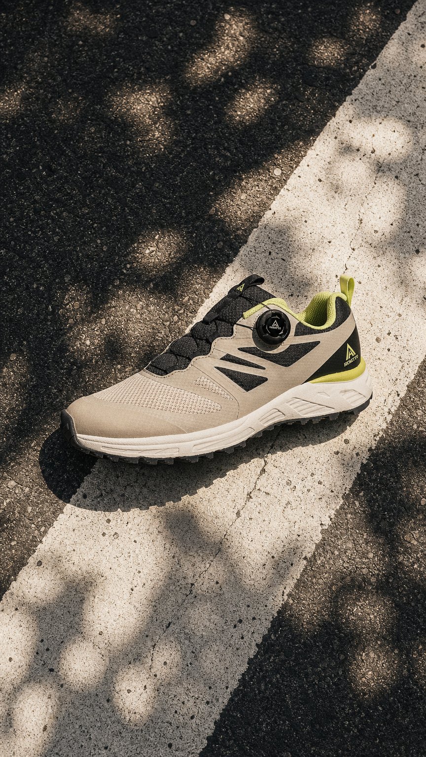 AI product shot of Incaltaminte alergare trail Humtto barbati