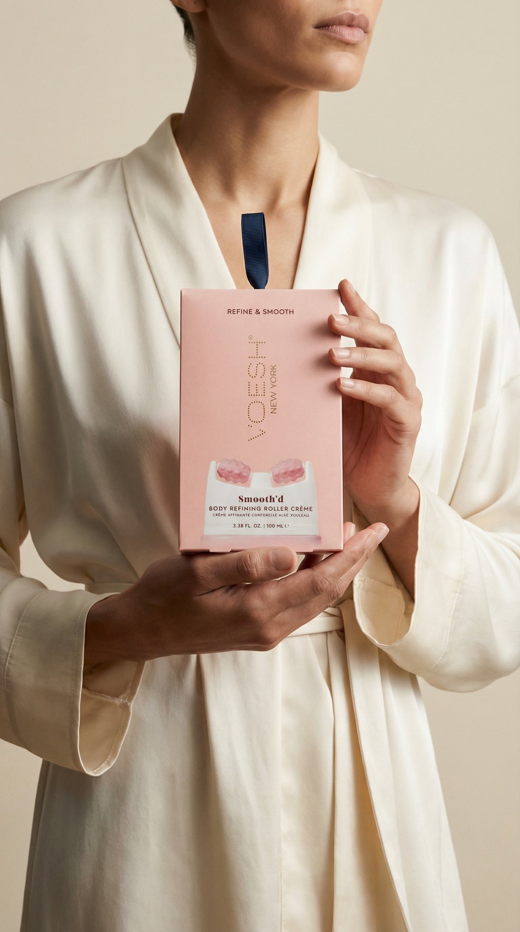 AI product shot of Smooth'd Body Refining Roller Crème