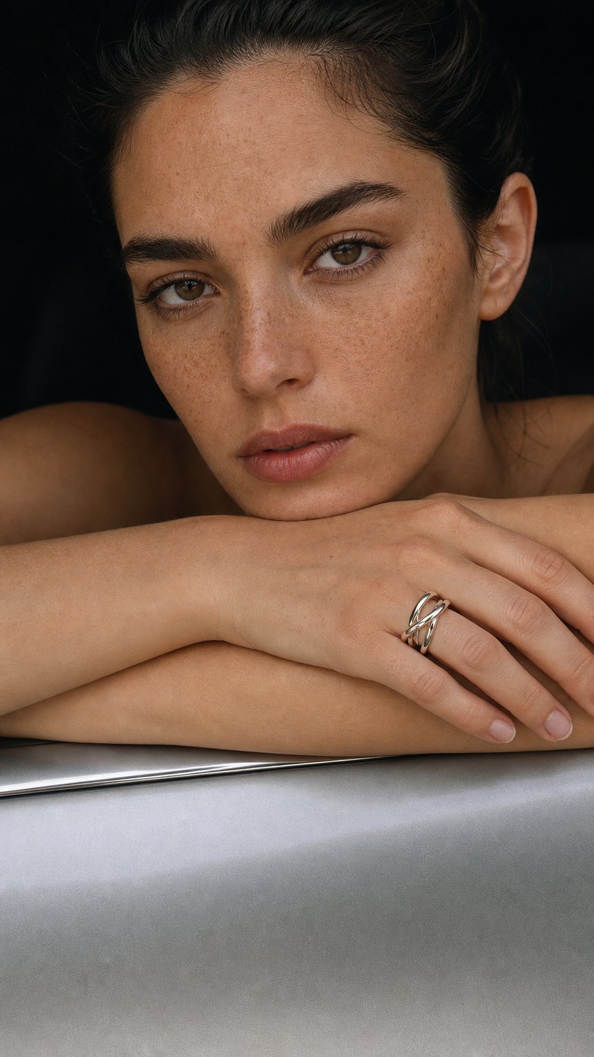 AI product shot of Bague Romane