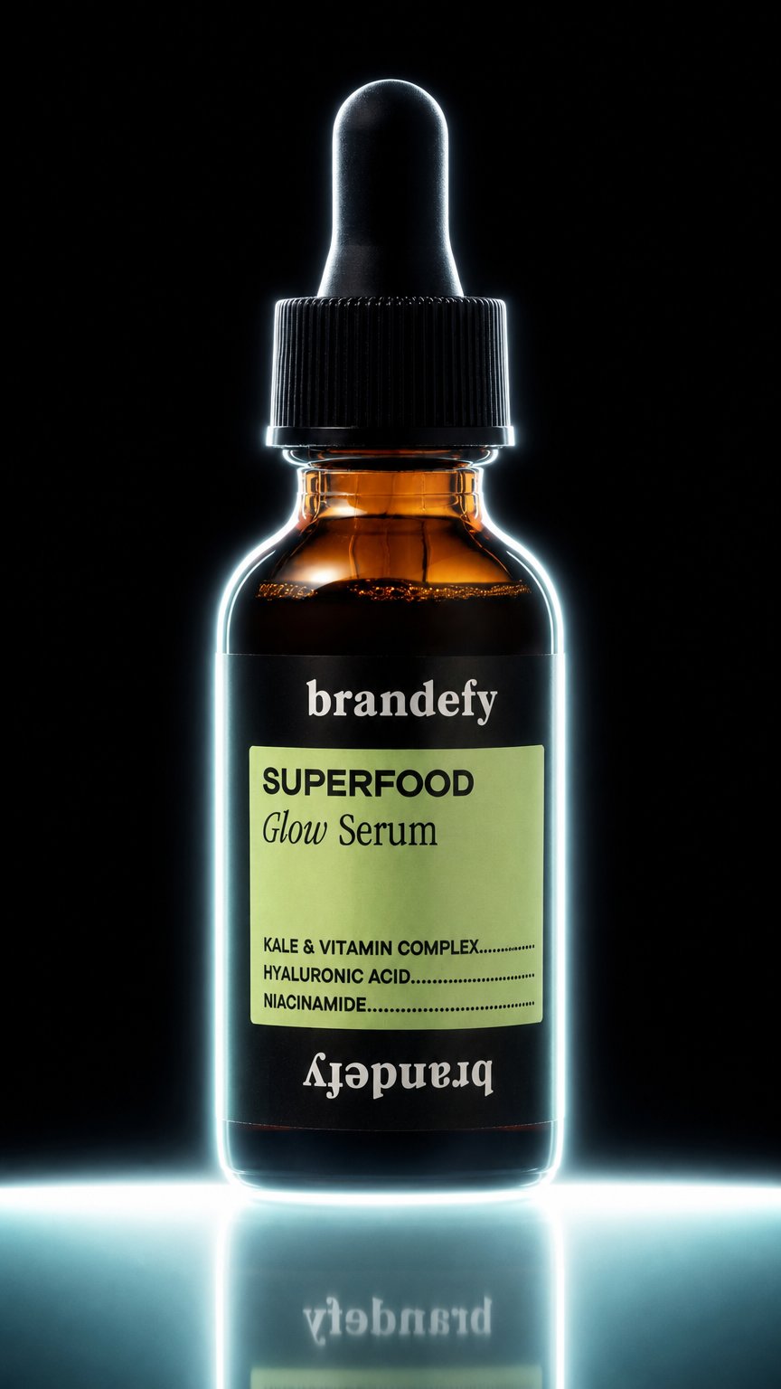 AI product shot of Superfood Glow Serum - Free Gift