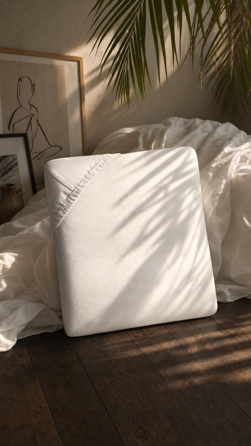 AI product shot of SFERRA | ボックスシーツ | クイーン | 160×200cm | 高さ27cmまで対応 | SFERRA GIZA 45 PERCALE