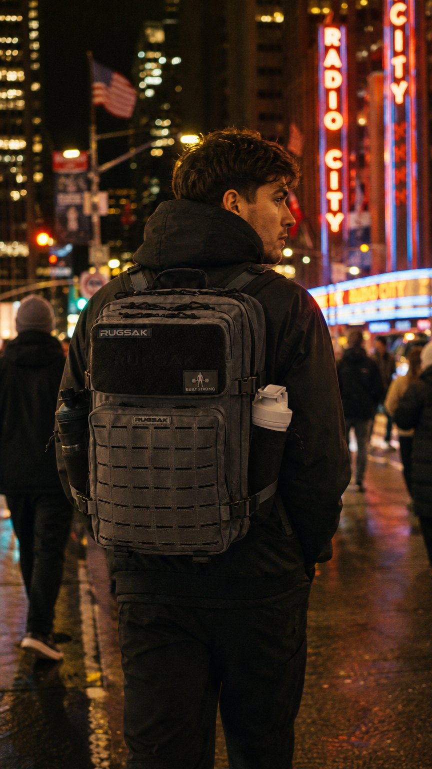 AI product shot of RUGSAK ALPHA
