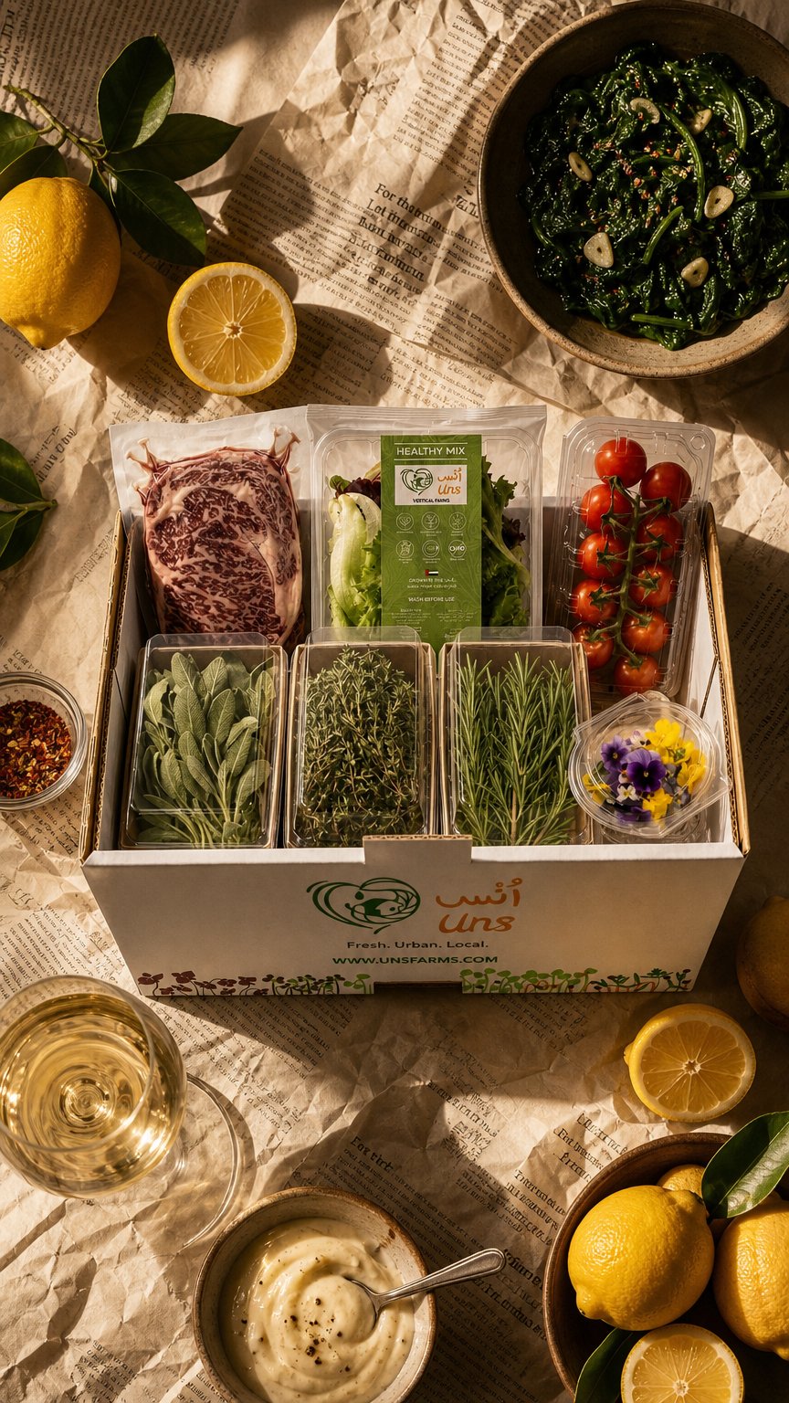 AI product shot of UNS Gourmet Selection