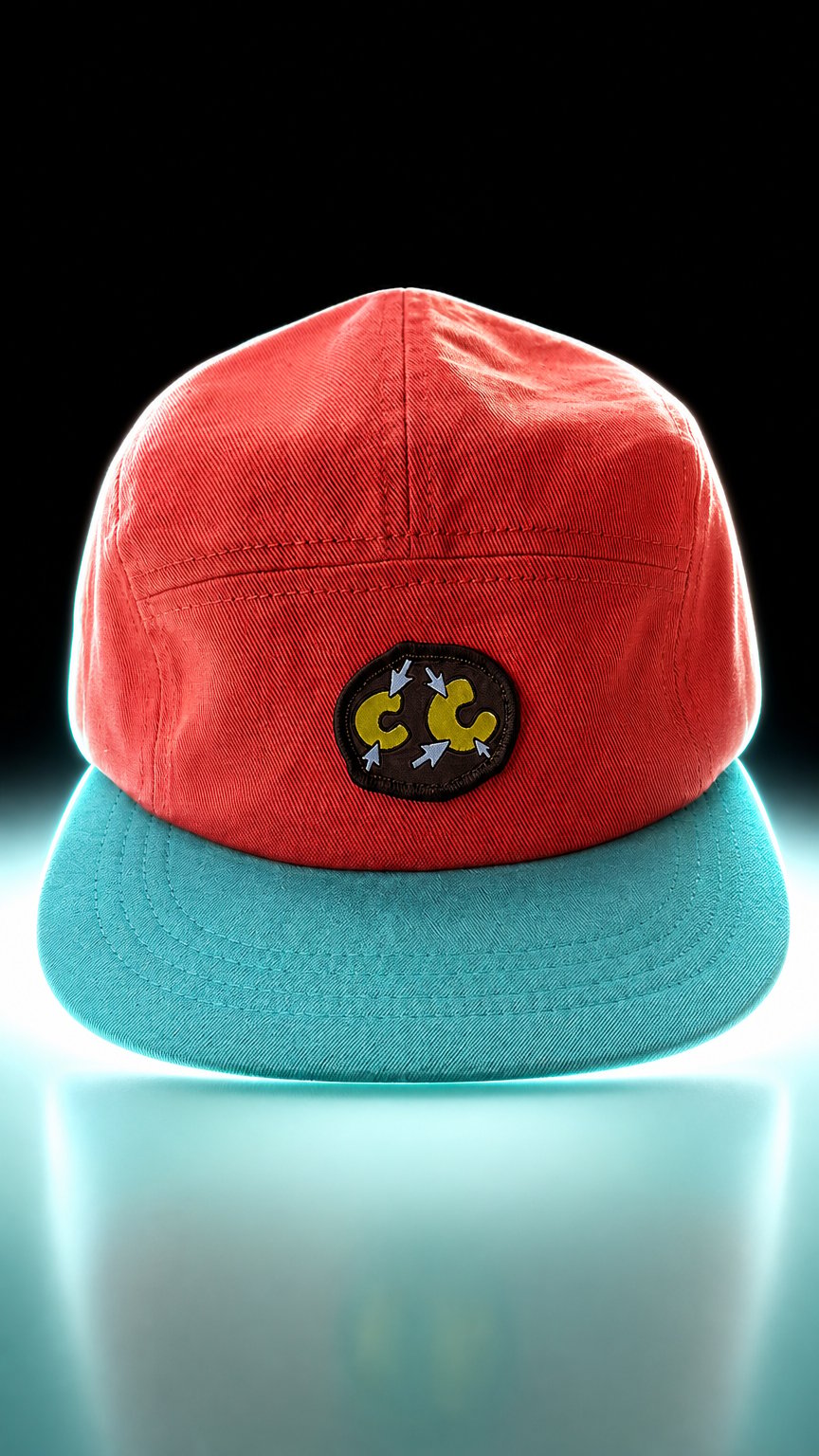 AI product shot of Cursor Camp Cap
