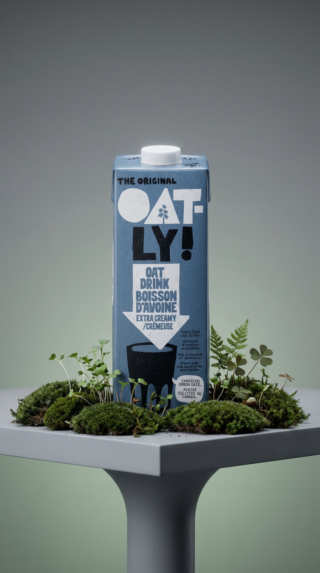 AI product shot of Oat Drink Extra Creamy