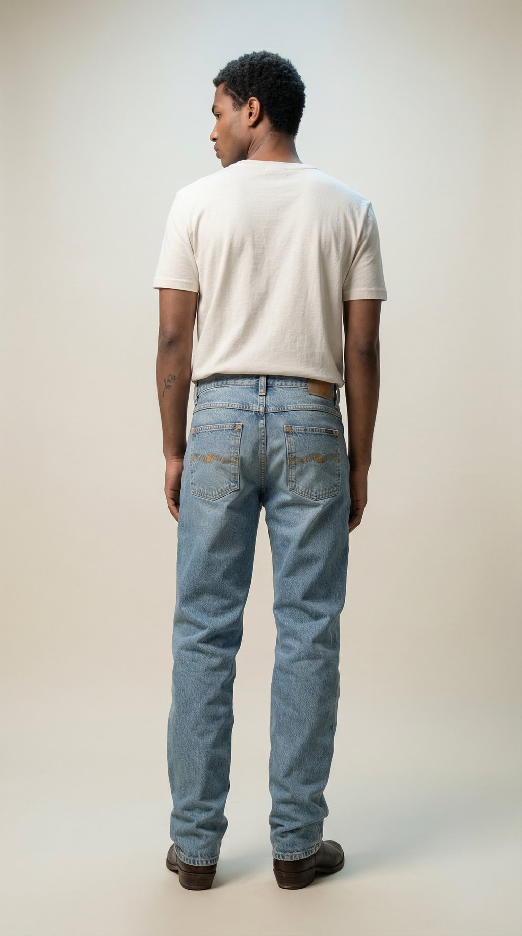 AI product shot of Rad Rufus Indigo Blues