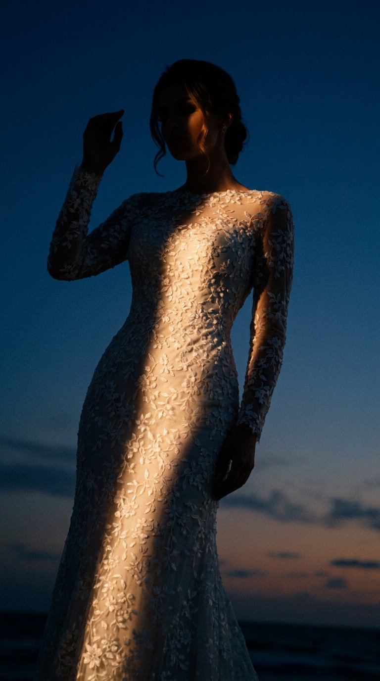 AI product shot of Bespoke Bridal Couture