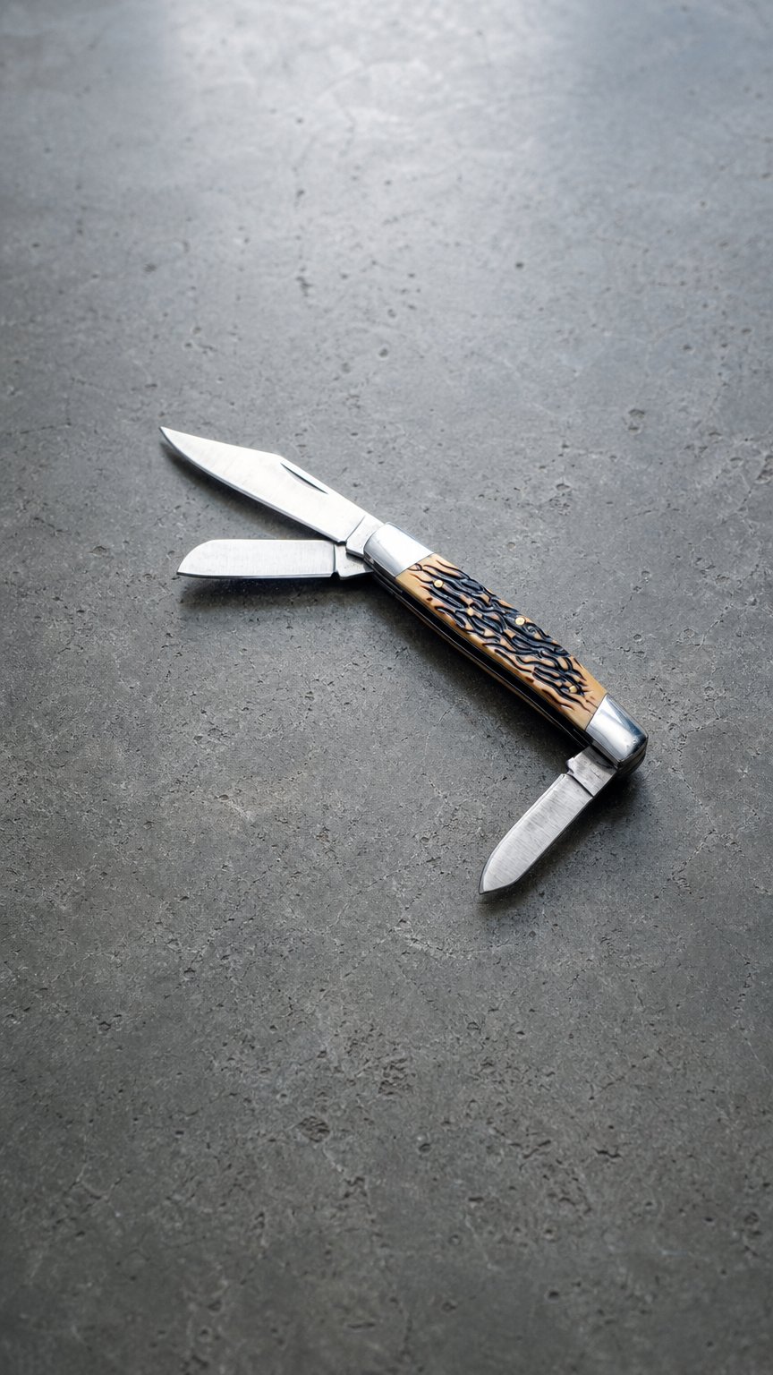 AI product shot of 4" Closed Stockman Folding Knife