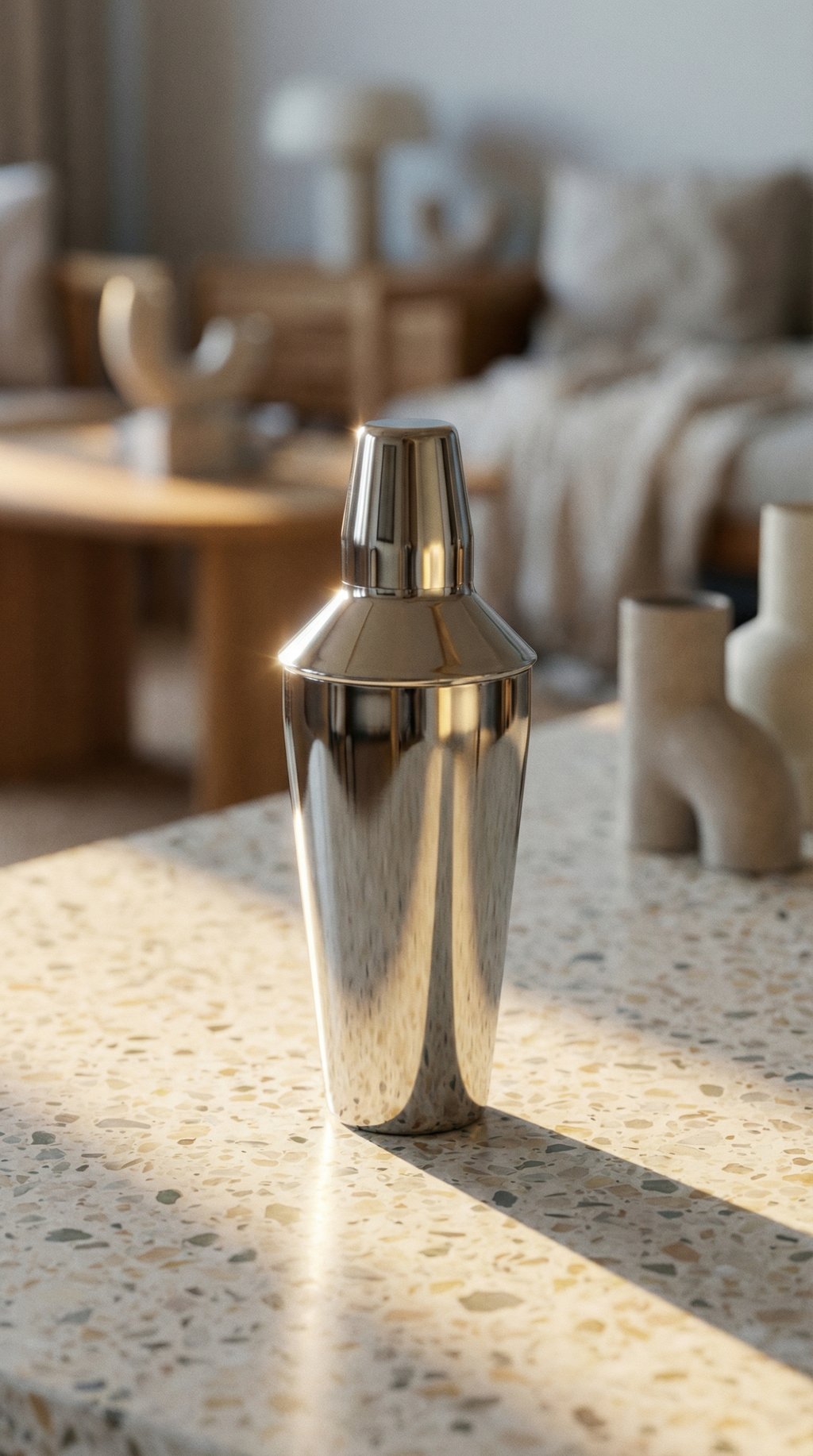 AI product shot of Shaker - Stainless