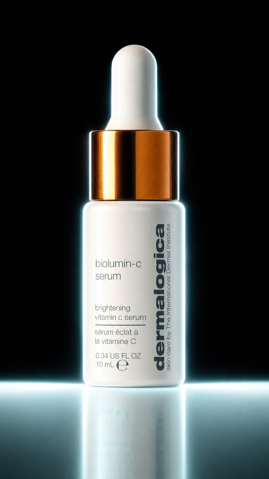 AI product shot of biolumin-c face serum with vitamin c