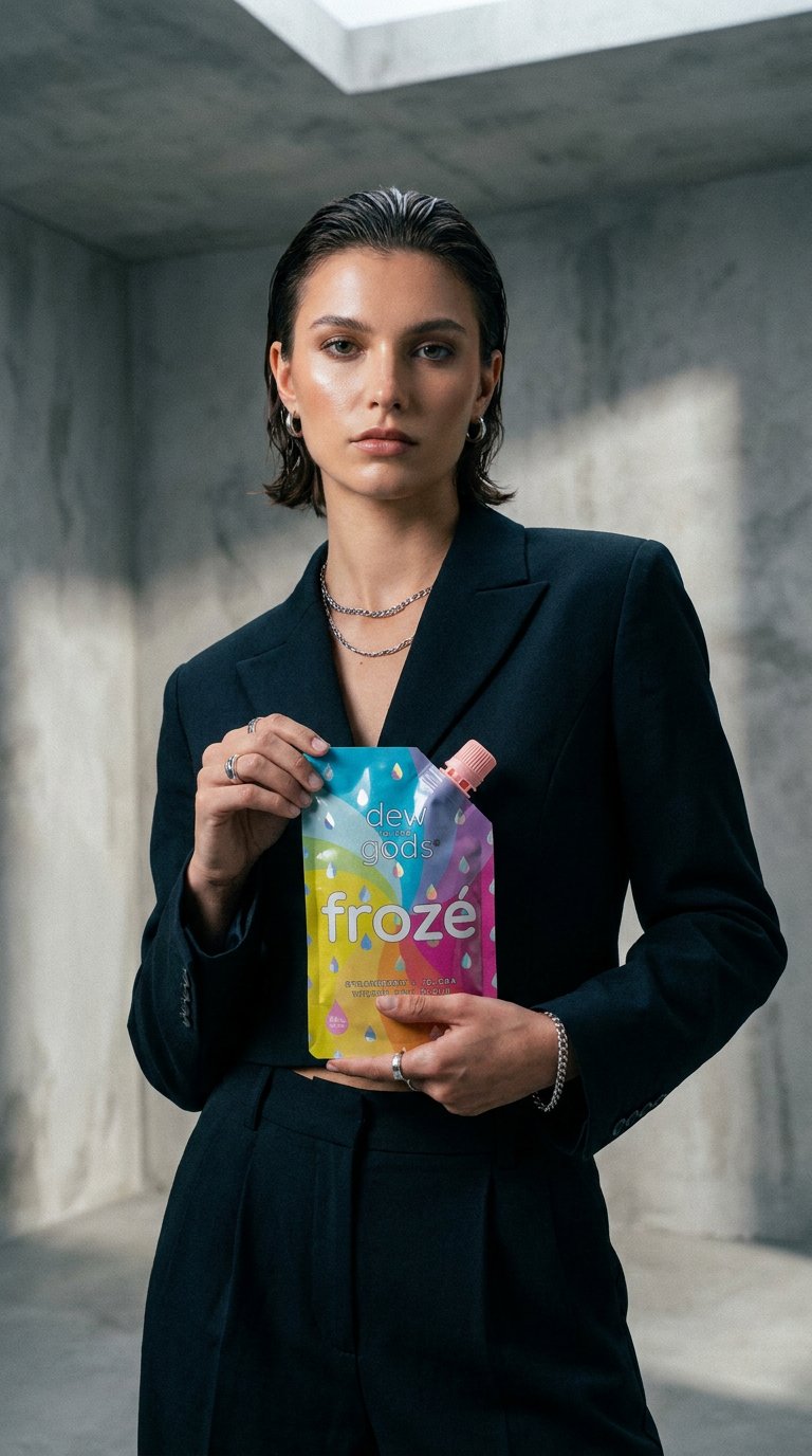 AI product shot of Frozé™ Vitamin Body Scrub