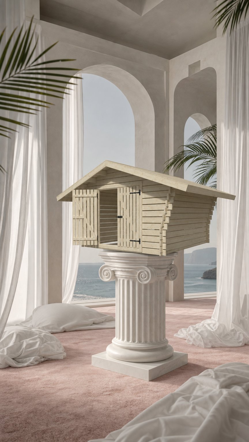 AI product shot of Gerätehaus Franky 10m²