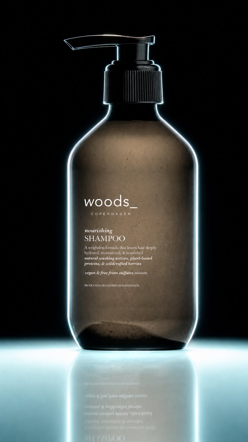 AI product shot of Nourishing Shampoo