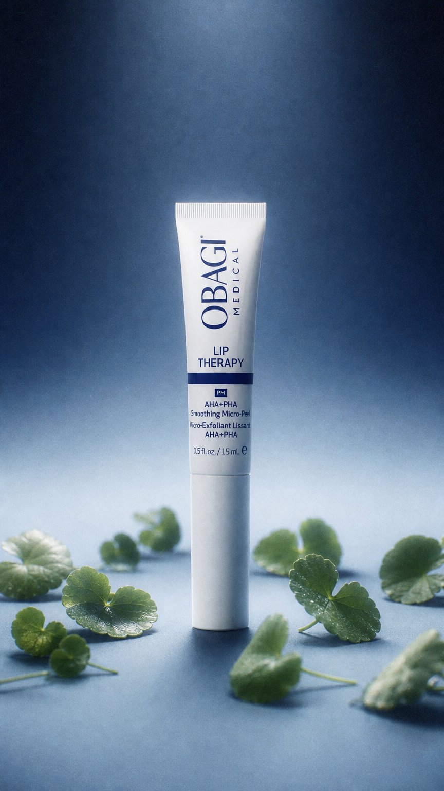 AI product shot of Obagi | Lip Therapy AHA+PHA Smoothing Micro-Peel (15ml)