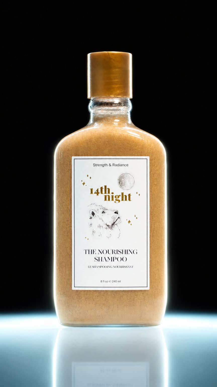 AI product shot of The Nourishing Shampoo