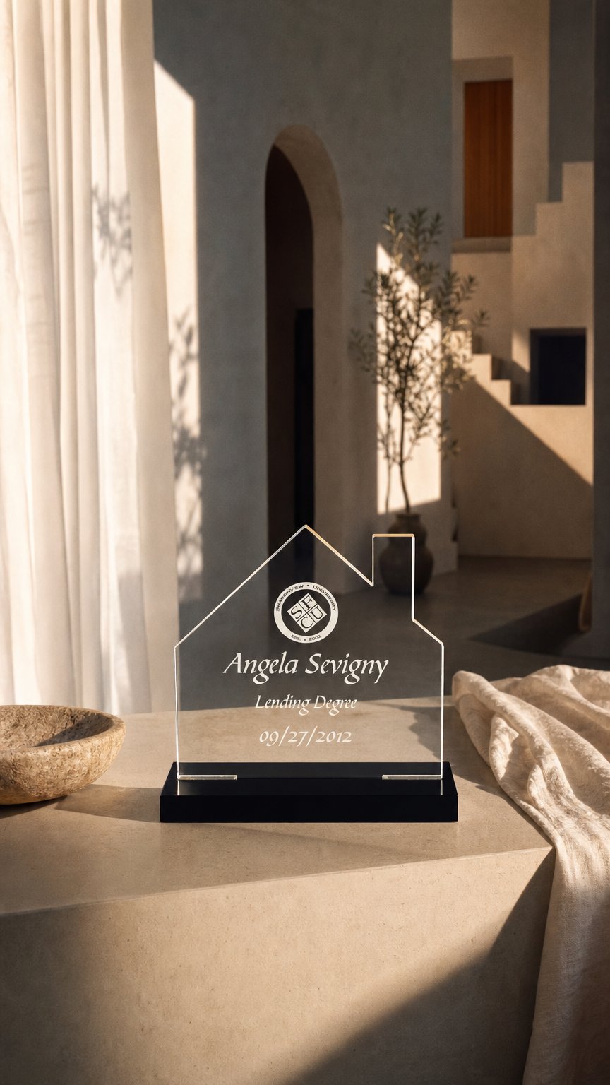 AI product shot of CNS Acrylic House Award