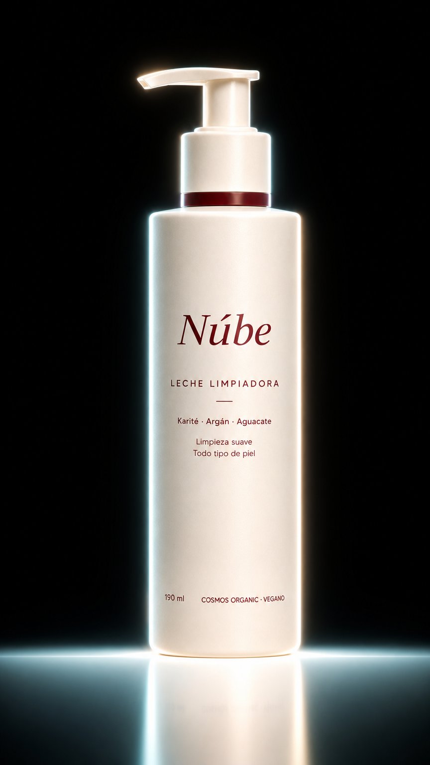 AI product shot of Leche Limpiadora