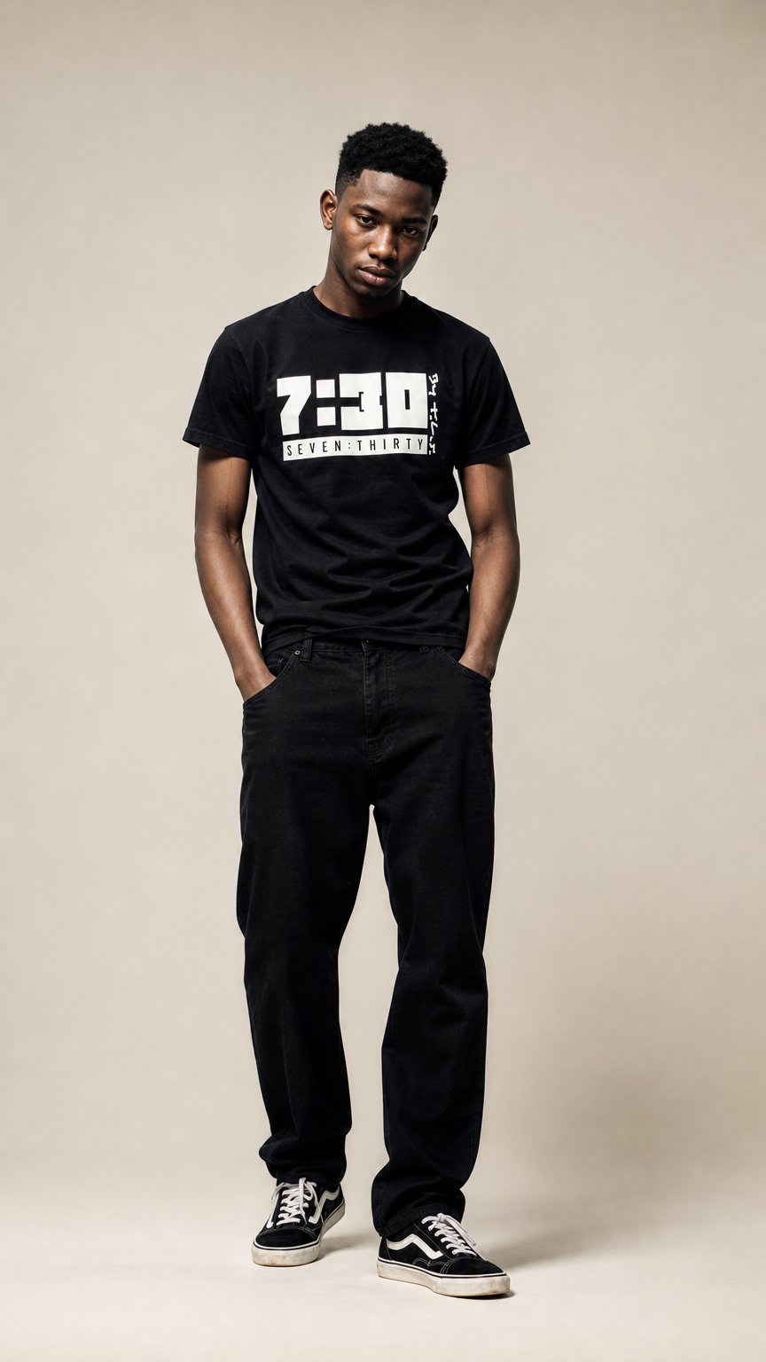 AI product shot of 7:30 Tee