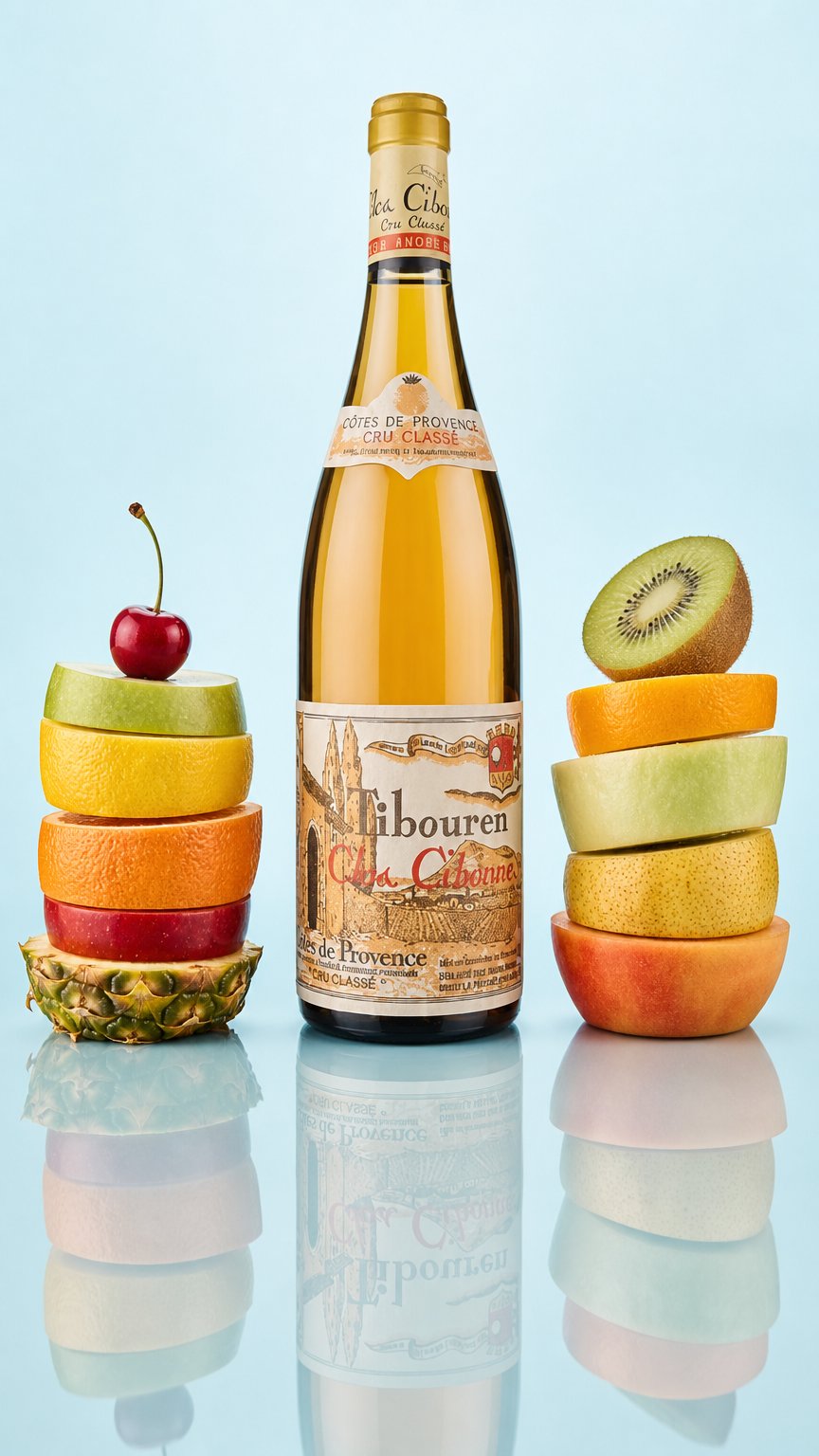 AI product shot of Cuvée Tradition Rose by Clos Cibonne 2024