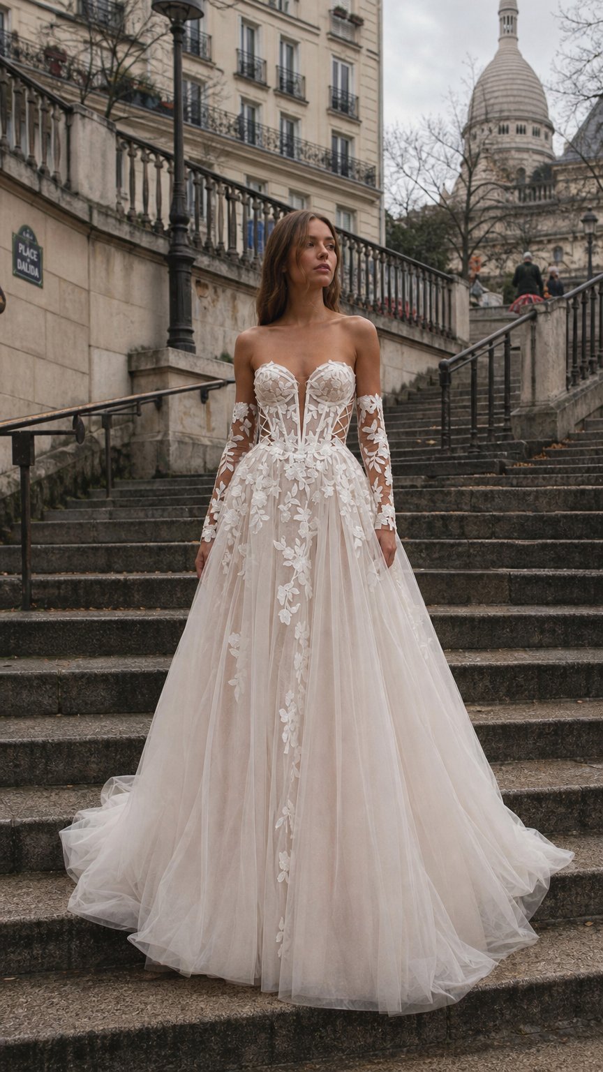 AI product shot of Wedding dress Nabila