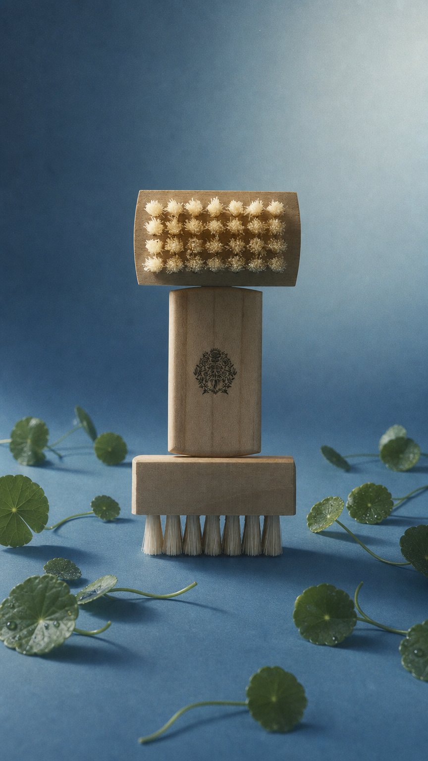 AI product shot of JAPANDI HAND & NAIL BRUSH
