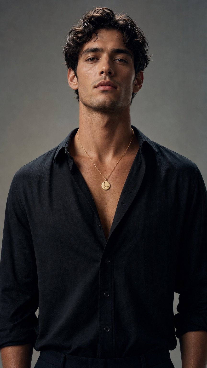 AI product shot of Linea - Smart posture necklace