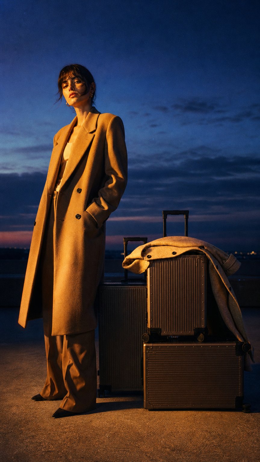 AI product shot of Polycarbonate vs Aluminium Luggage: The Ultimate Guide