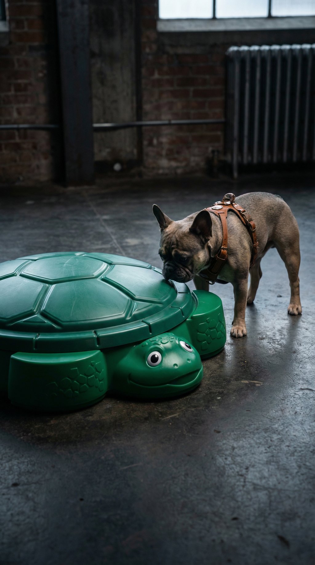 AI product shot of Little Tikes Turtle Sandbox & Lid