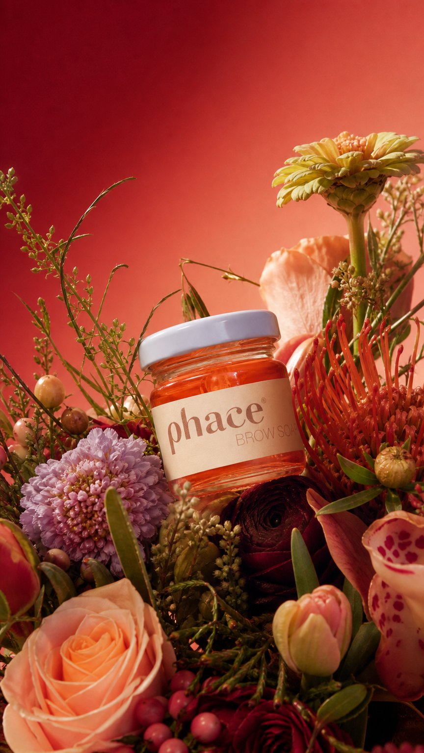 AI product shot of Phace Brow Soap