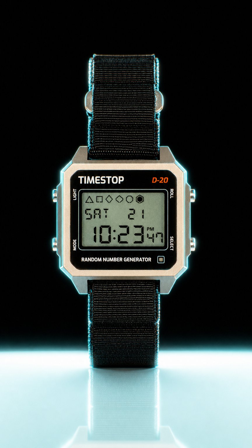 AI product shot of D-20 Stainless Steel