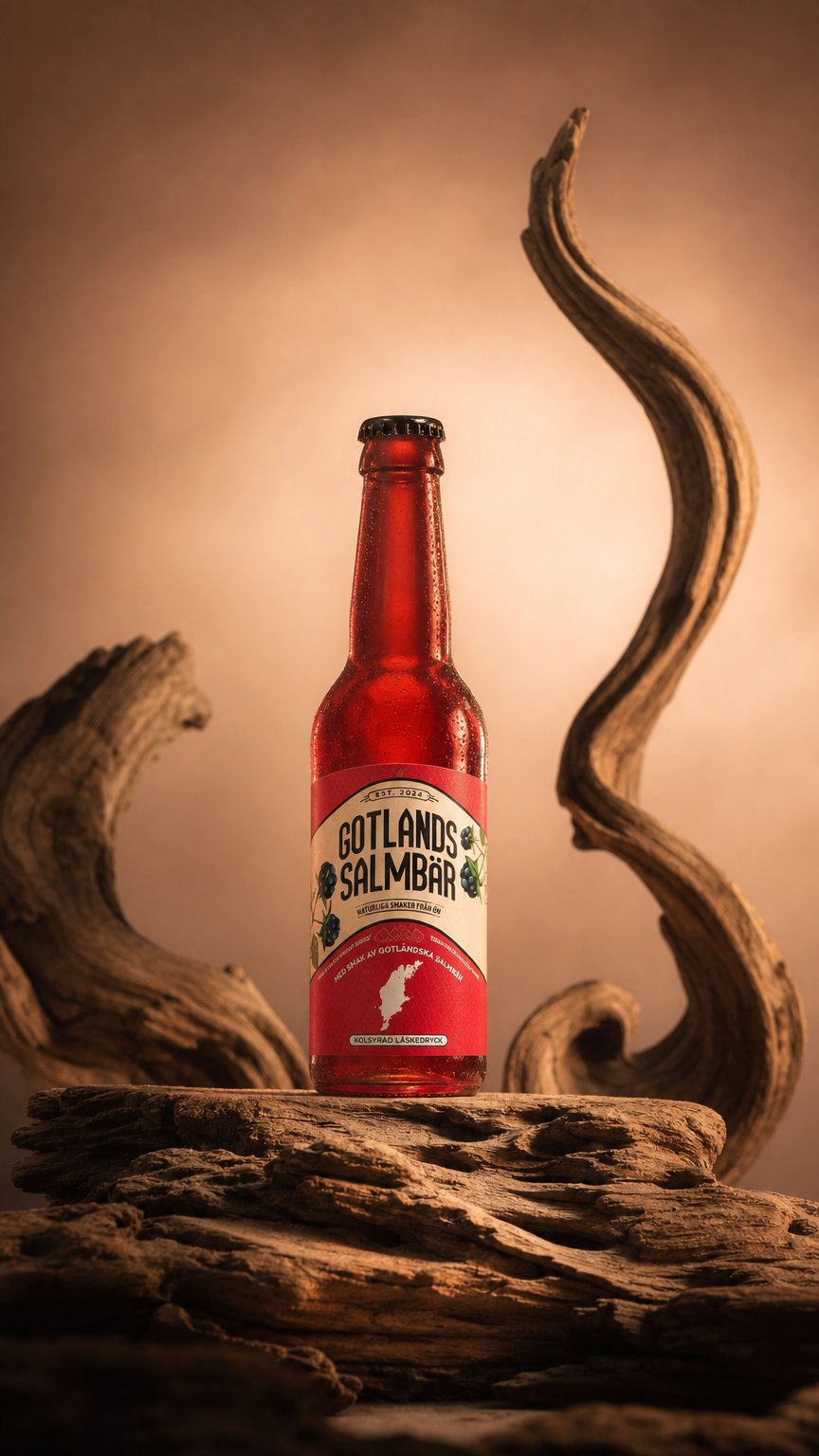 AI product shot of Gotlands Salmbär