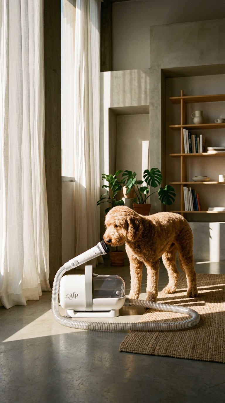 AI product shot of AFP Pro Pet Grooming Kit