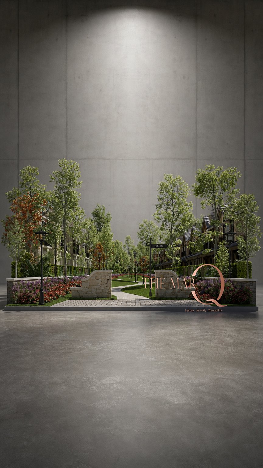 AI product shot of The MarQ New Cairo Compound Egypt