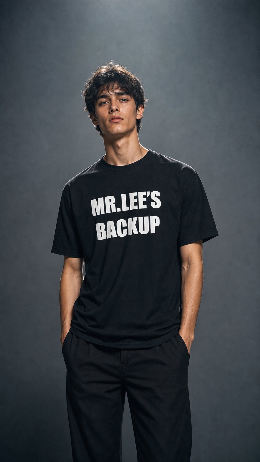AI product shot of Mr. Lee's Backup Short Sleeve