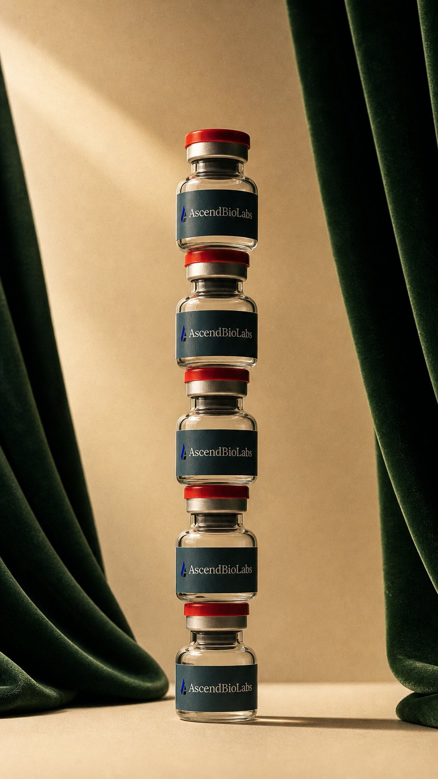 AI product shot of Research-grade peptides