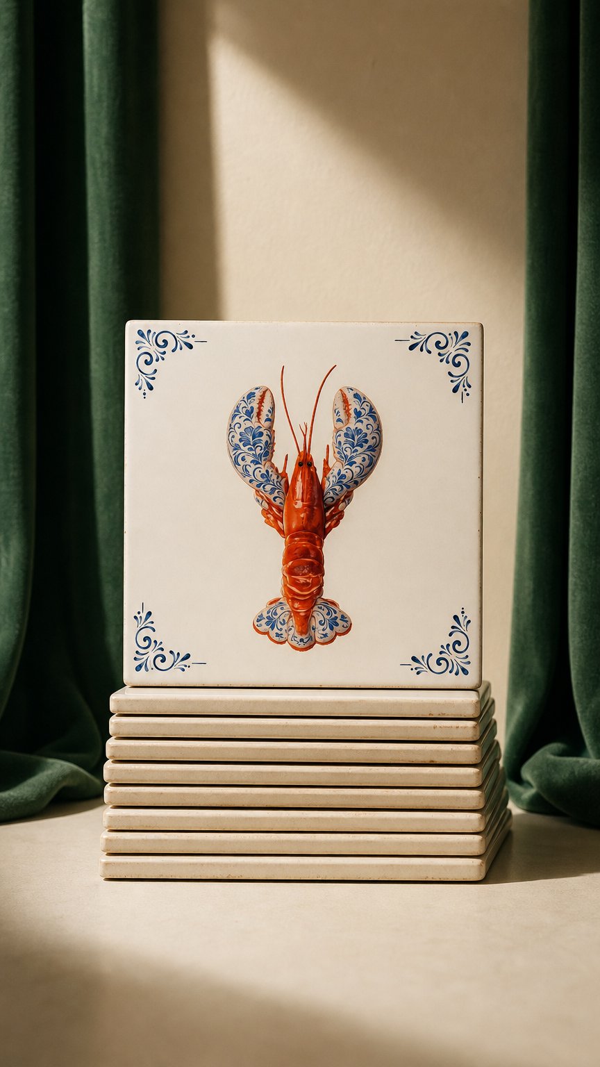 AI product shot of Art Fliese – Lobster