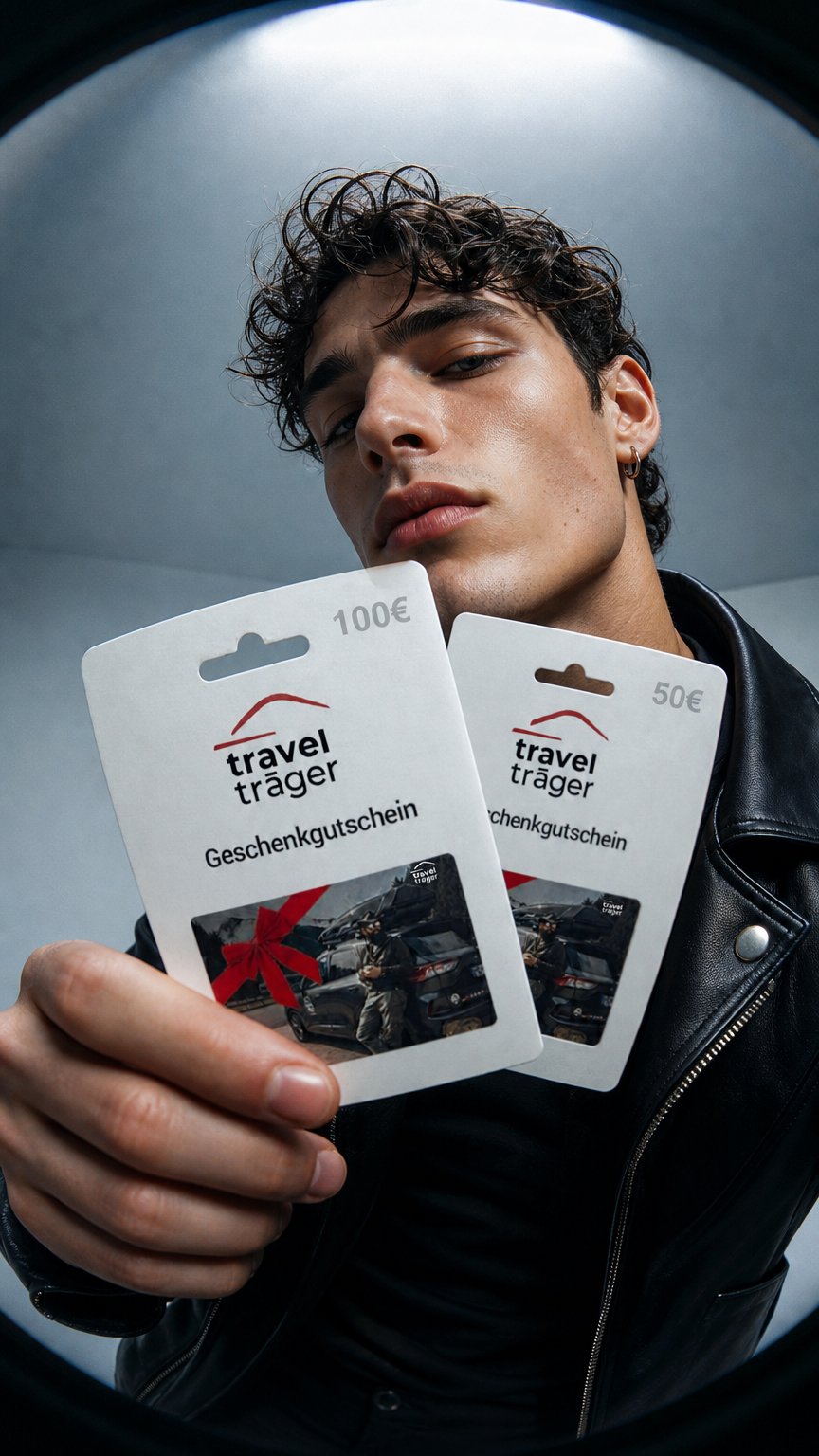 AI product shot of travelträger®-Geschenkgutschein