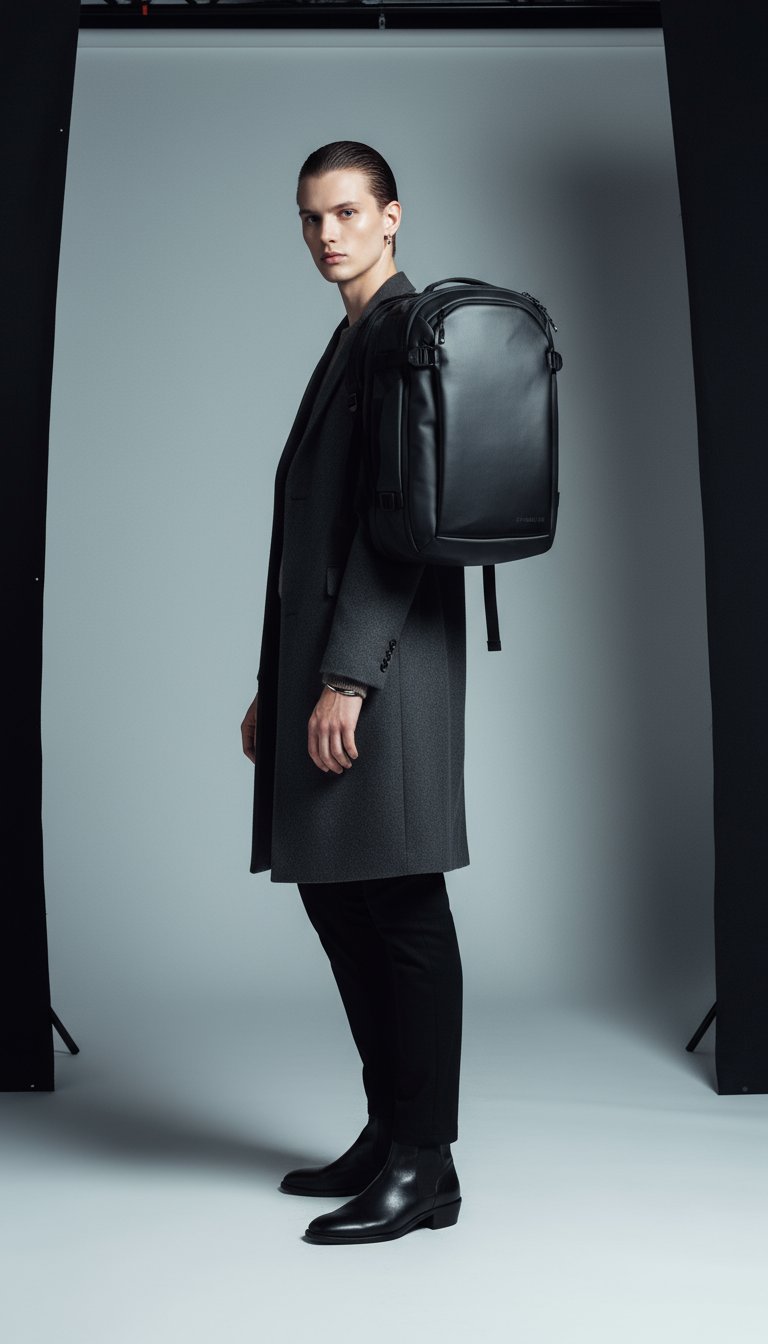 AI product shot of Hybrid Backpack 30L