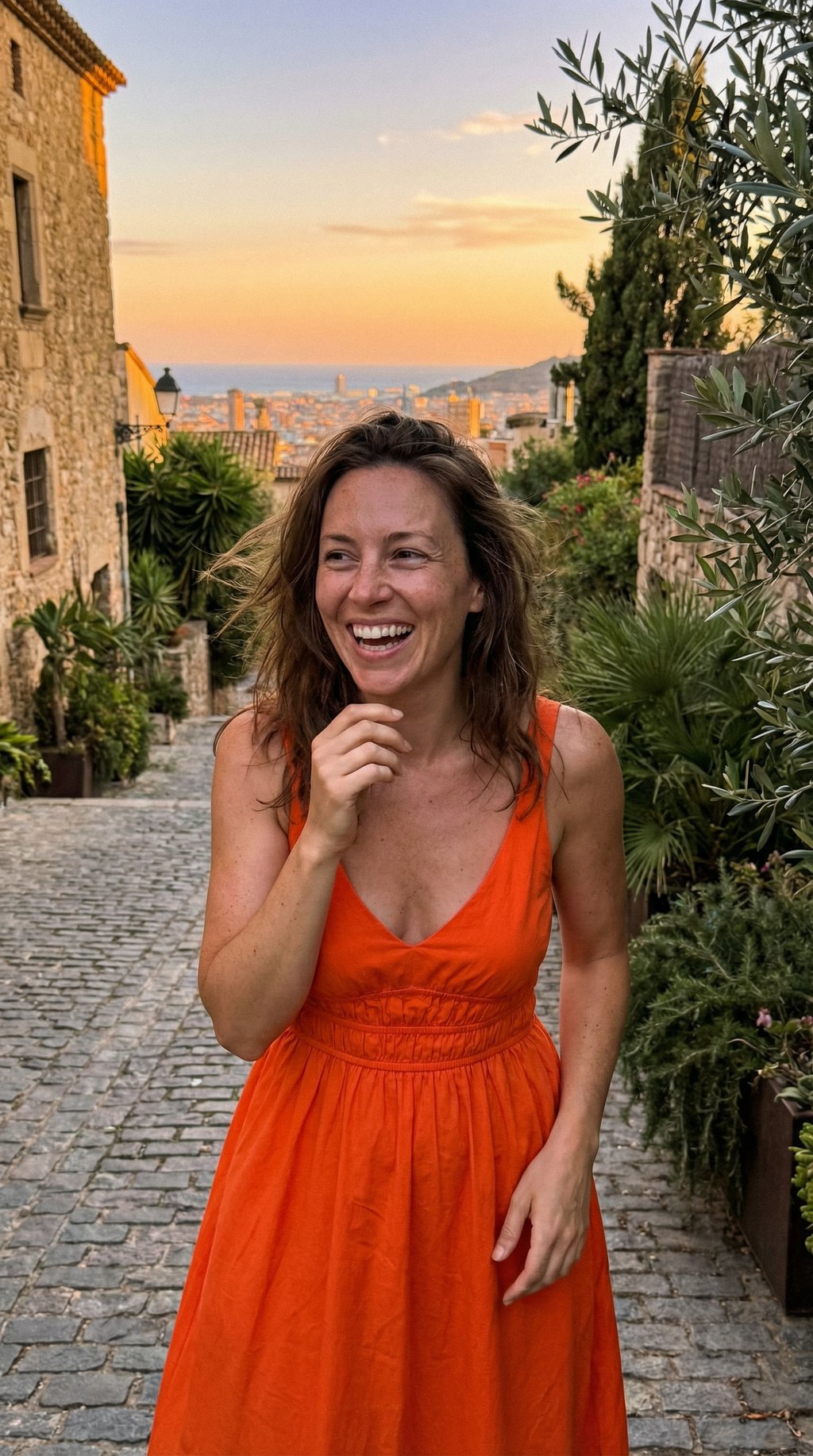 AI product shot of World’s Finest Travel Dress