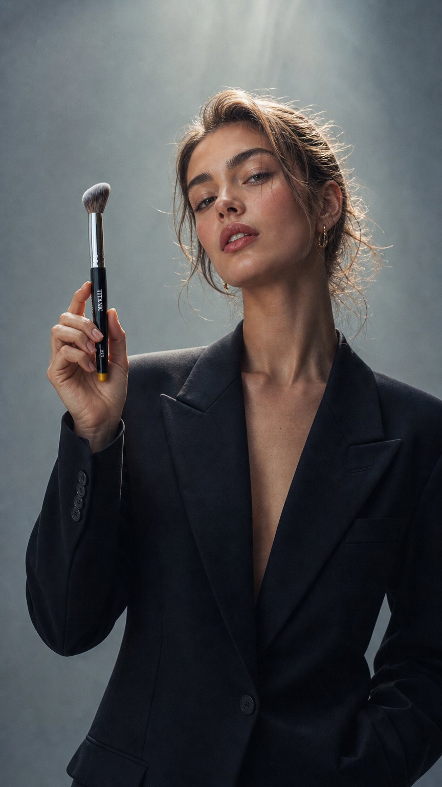 AI product shot of No. 223 - Ultimate Face Blender Brush