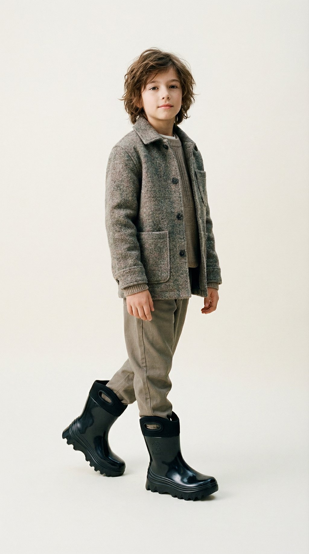 AI product shot of Kamik Drizzle Rain Boots - Kids