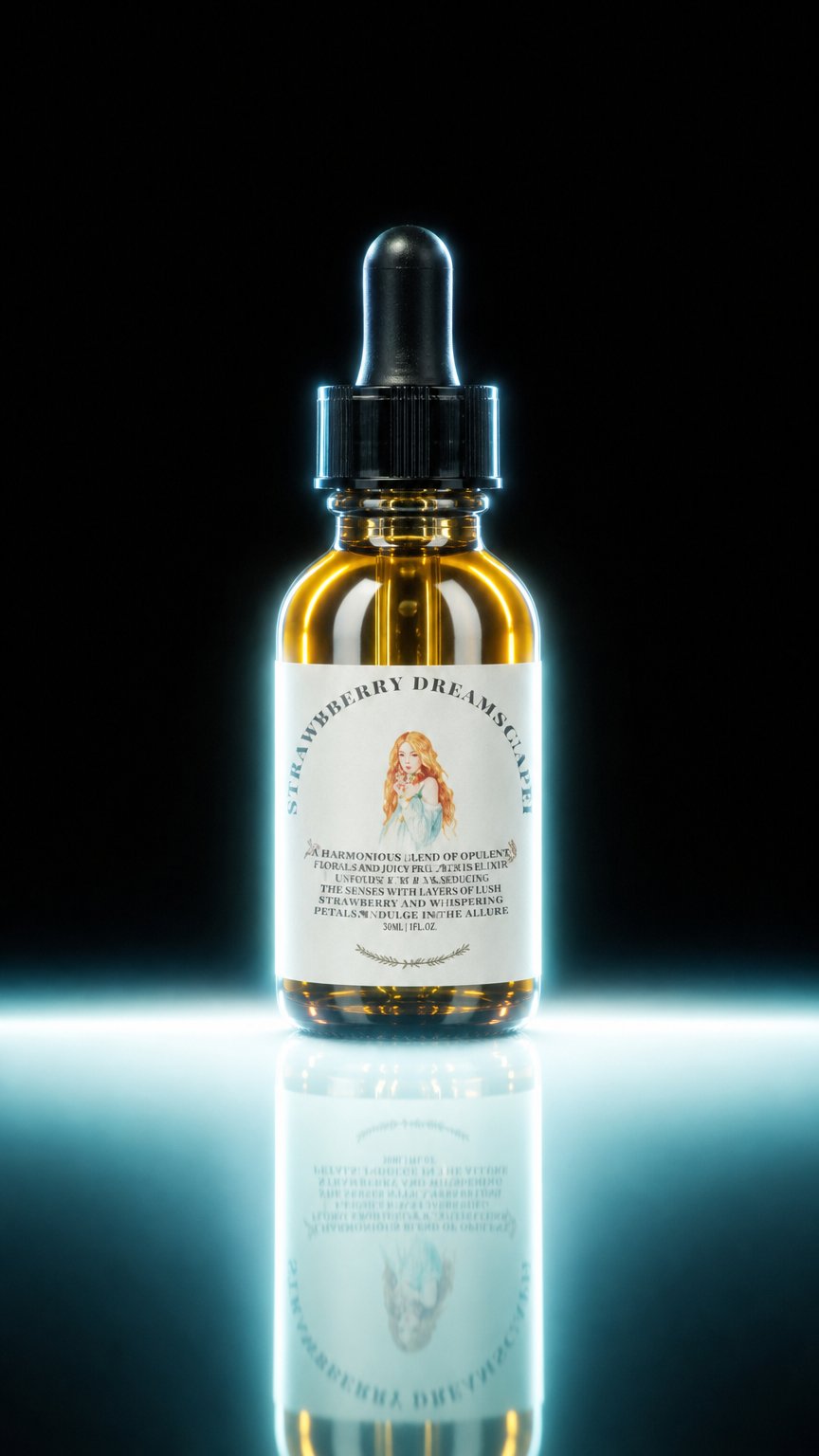 AI product shot of Face Card NEVER Declines Ritual Spell Oil