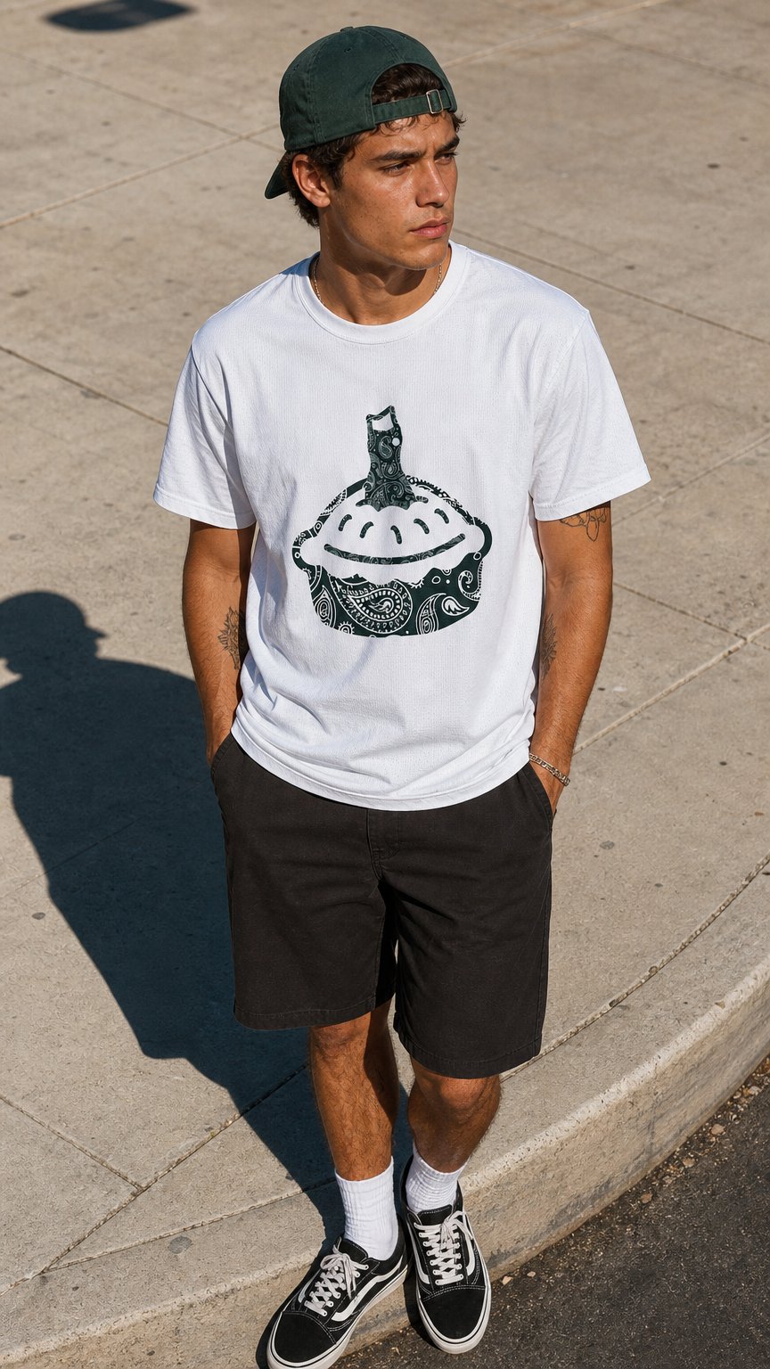 AI product shot of Green Bandana Tech