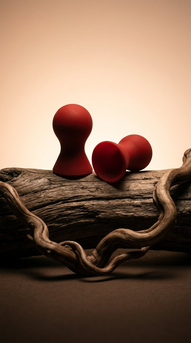 AI product shot of Nipple Sucker Simulator Toy- Twin Pack