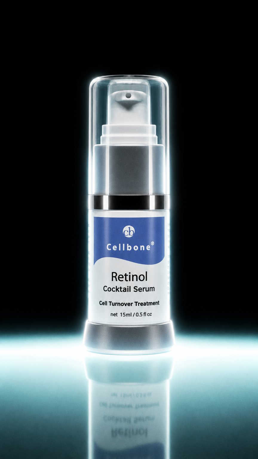 AI product shot of Retinol Cocktail Serum