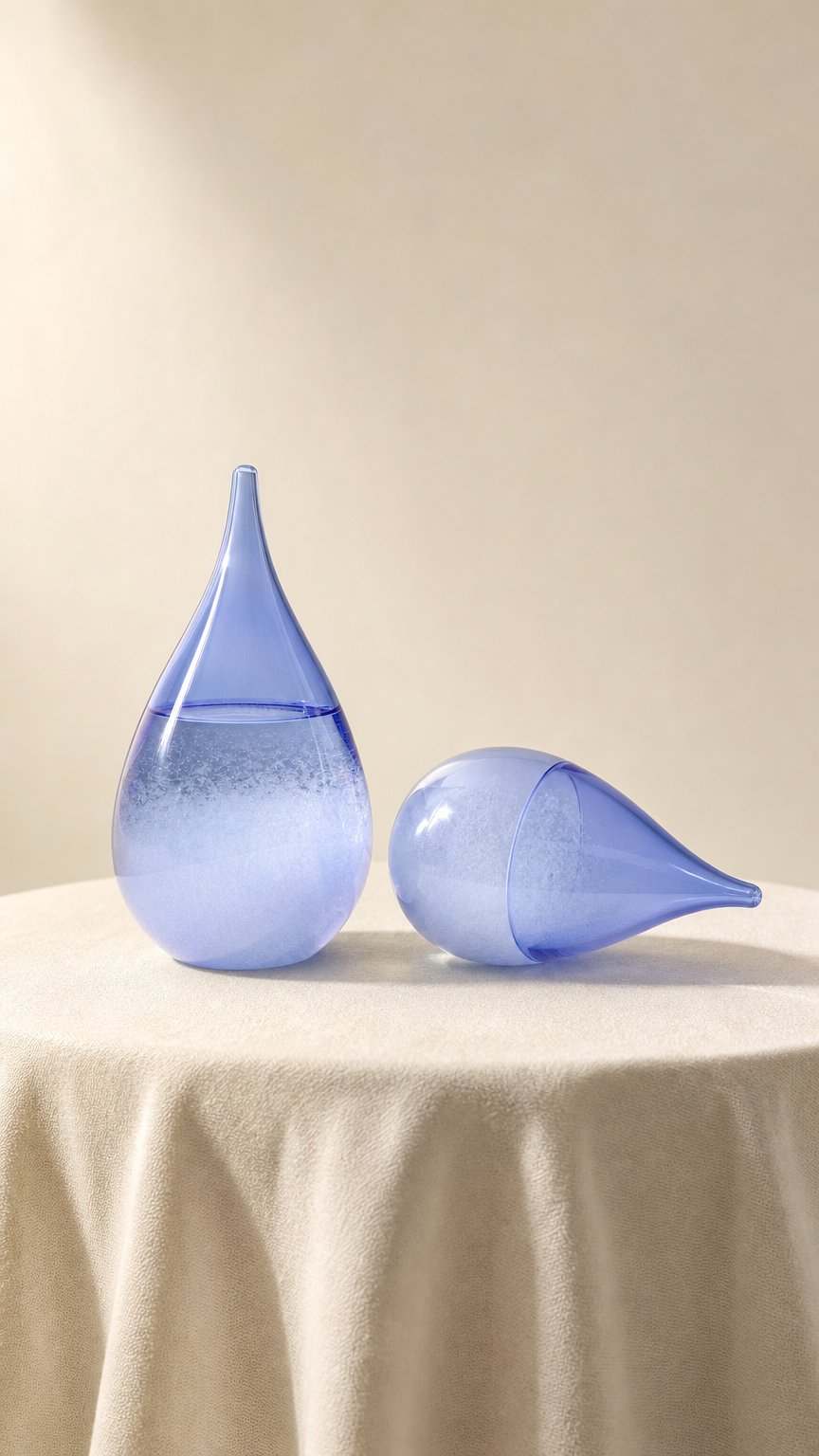 AI product shot of Weather Changing Water Droplets