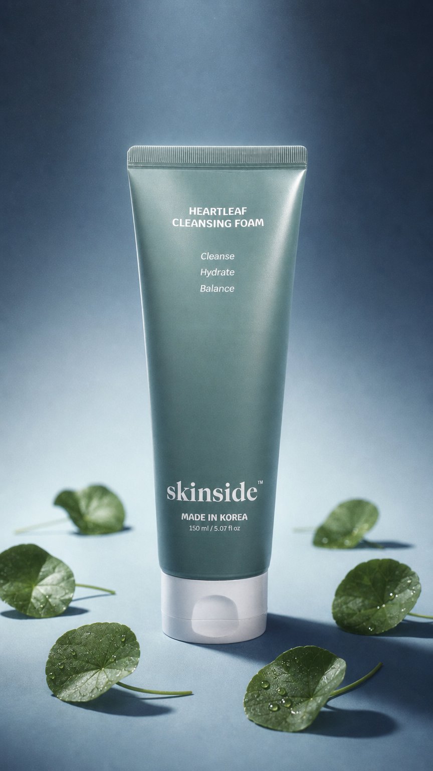 AI product shot of Heartleaf Foaming Cleanser